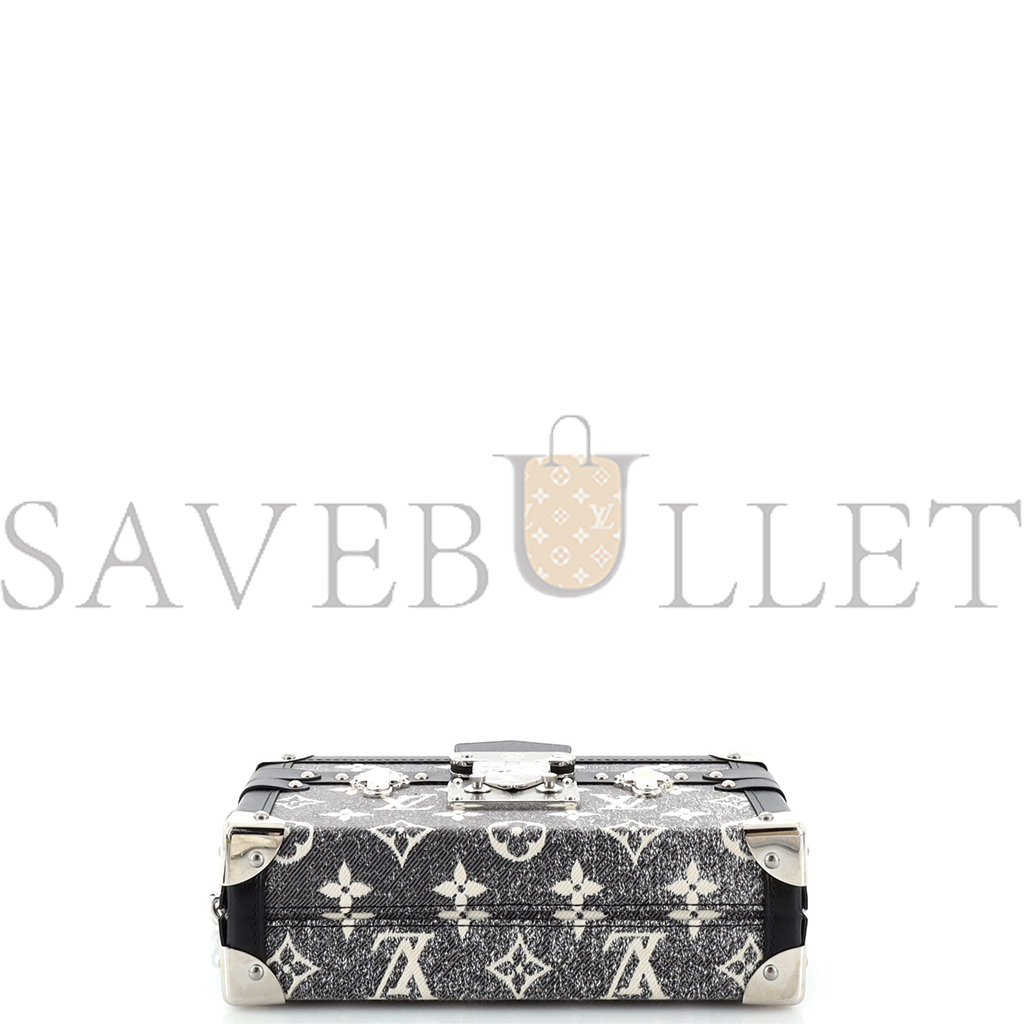 LOUIS VUITTON PETITE MALLE HANDBAG MONOGRAM JACQUARD DENIM M21462 (20*12.5*6cm)